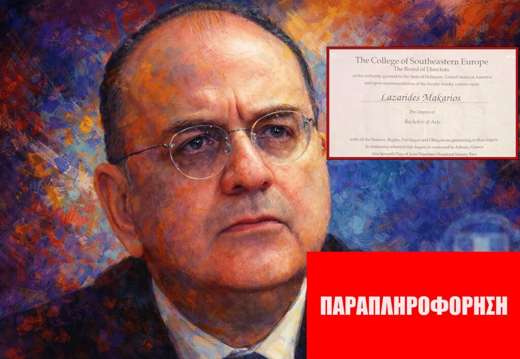 Πτυχίο Λαζαρίδη: Ιδρύματα φαντάσματα χωρίς δυνατότητα απονομής νόμιμων τίτλων
